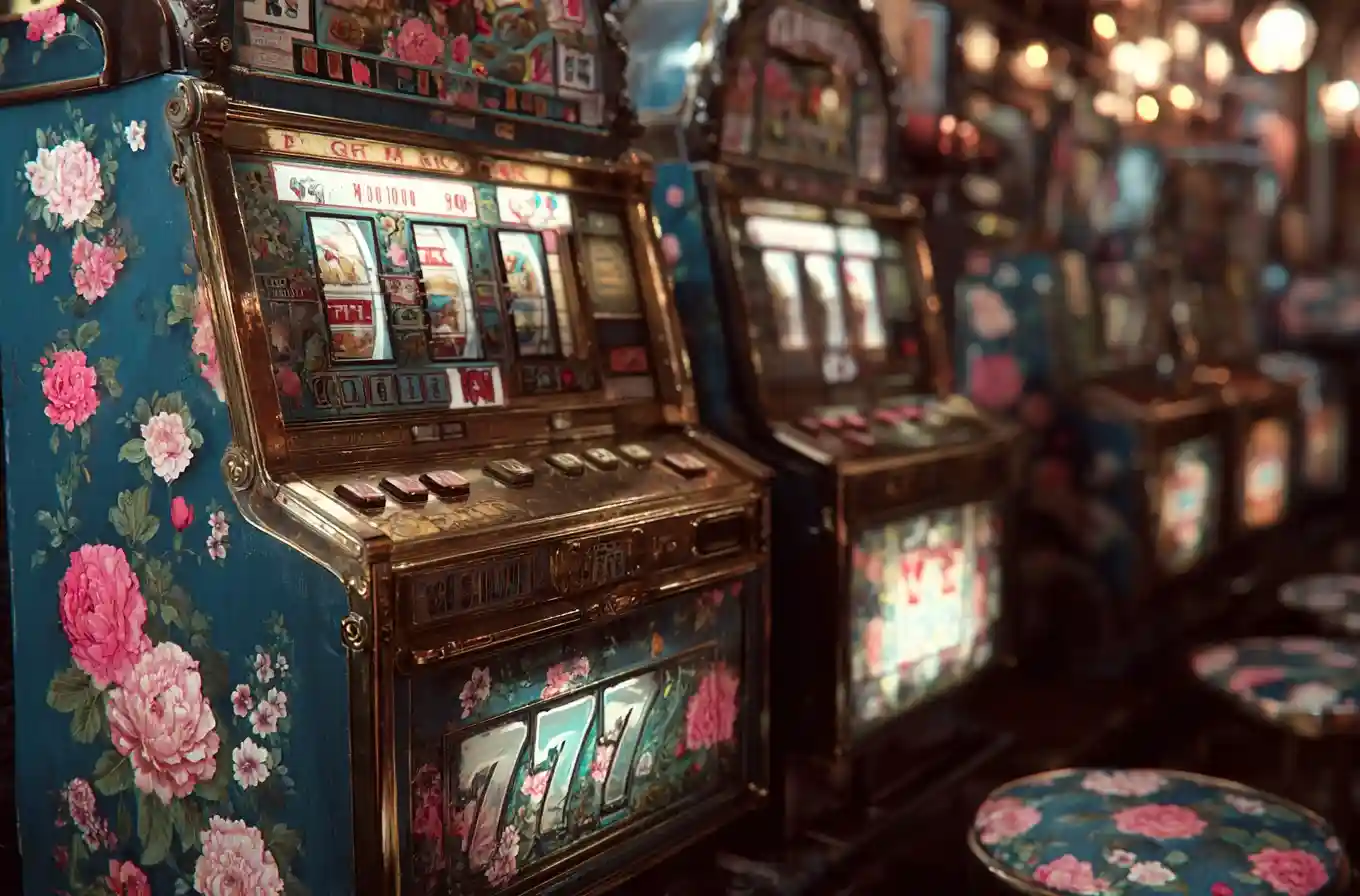 A vibrant selection of free casino slot games.